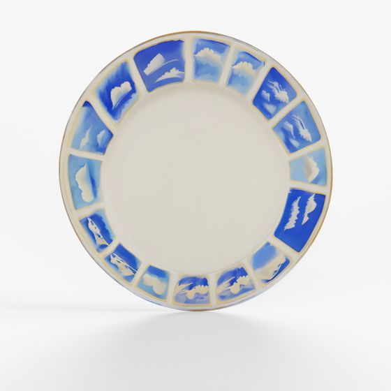 MacKenzie-Childs 觀雲晚餐盤