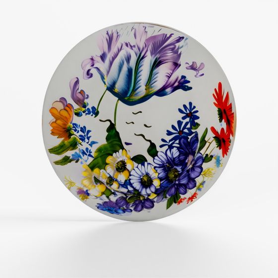 MacKenzie-Childs 白花市鎮晚宴盤