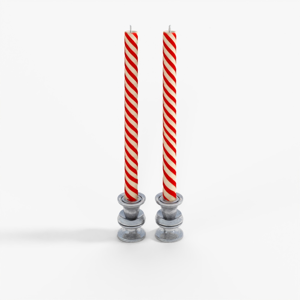 Bộ Nến Ăn Tối Gậy Kẹo MacKenzie-Childs