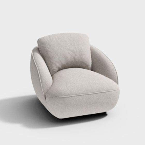 Cozy Lounge Chair 3D model