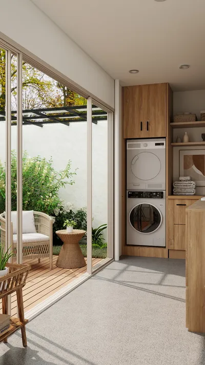 Laundry Room | A Natural Botanical Retreat