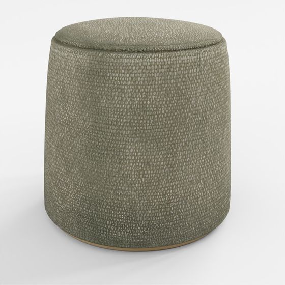 ARTICLE Texa 16" Pouf - Speckled Green