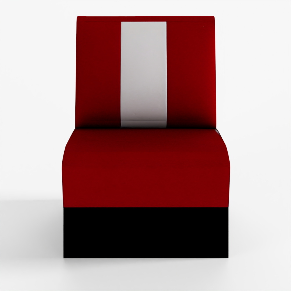 Single-Seat Diner Booth Banquette 3D Model