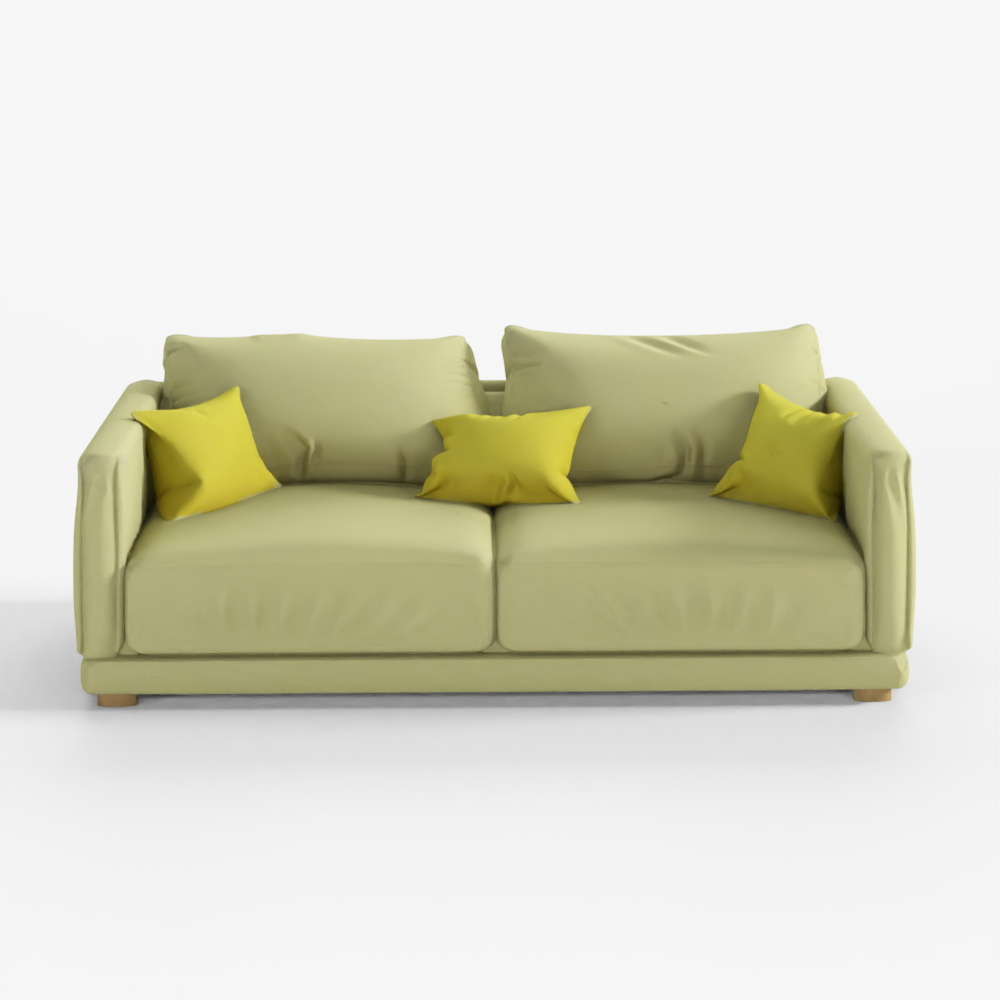 Modern Fabric Sofa 3D Model