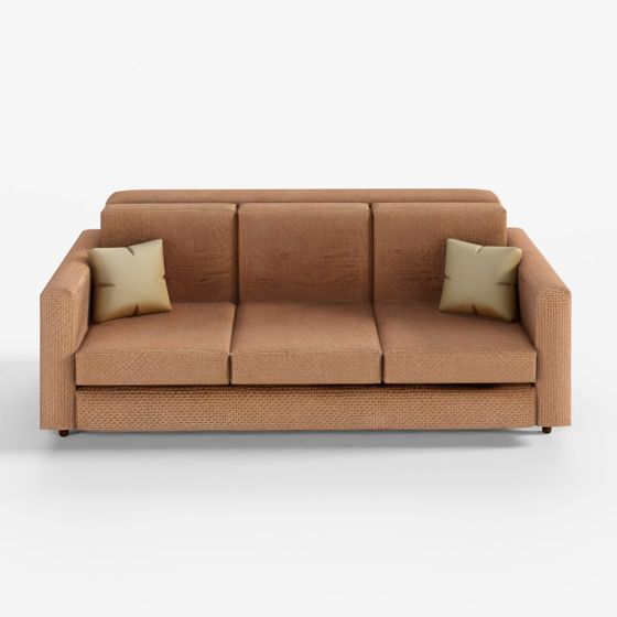 Cushion Sofa Couch Interior Furniture 3D Model
