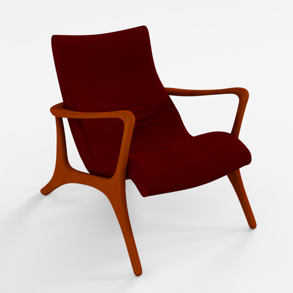 3D Asset Vladimir Kagan Contour Lounge