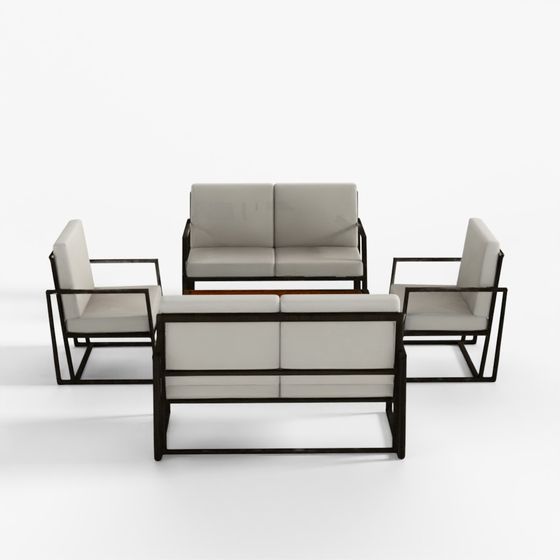 3D Animated Sofa and Table