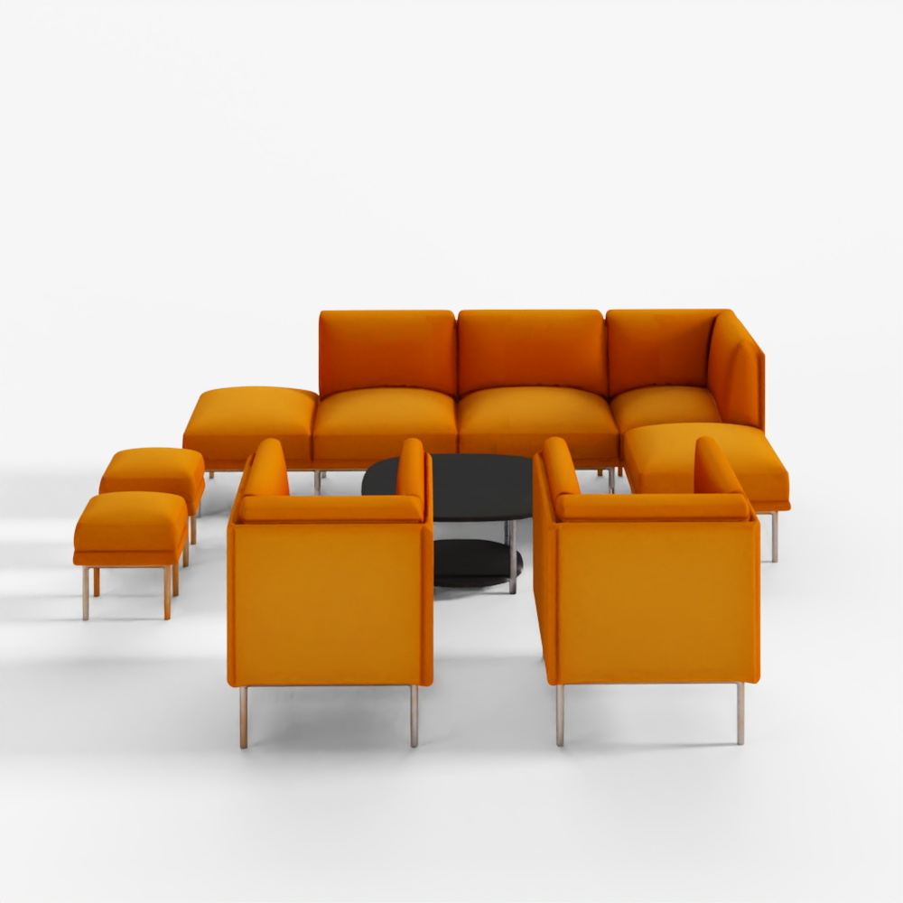 3D Model Mod Deep Sofa