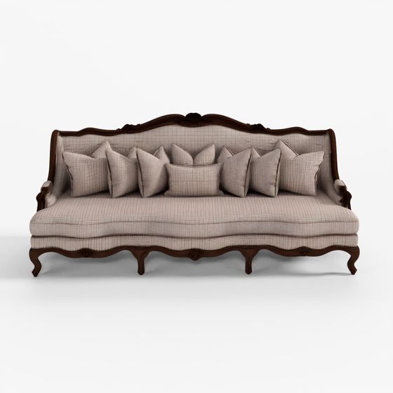3D Model Luxurious Lounge Sofa