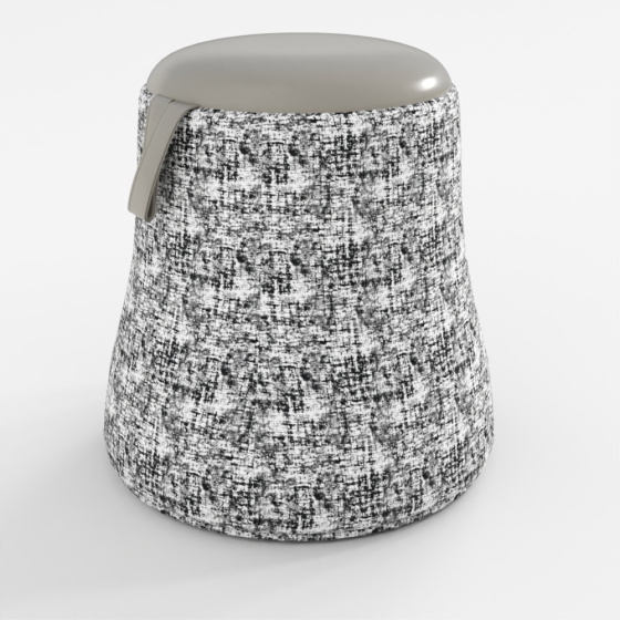 Modern Round Stool 3D model for Interior Design