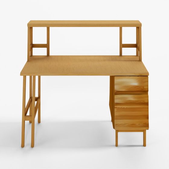 学習机 上棚付き