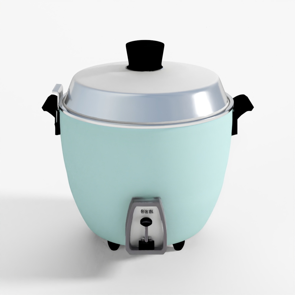 3D Model Steam Cooker