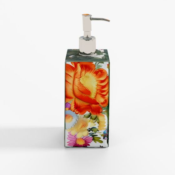 MacKenzie-Childs Flower Market Reflections Soap Pump