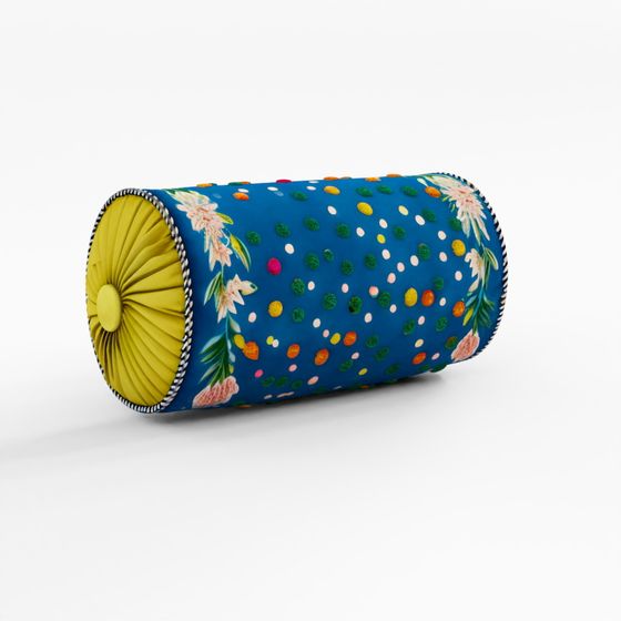 MacKenzie-Childs Fairy Tale Dot Bolster Pillow