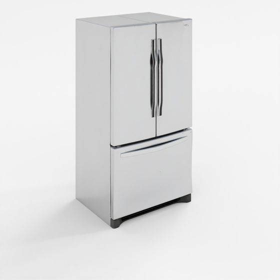 3D Kenmore 27cu French Door Refrigerator