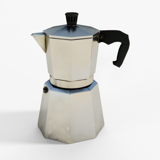 3D Asset Mokka Coffee Maker