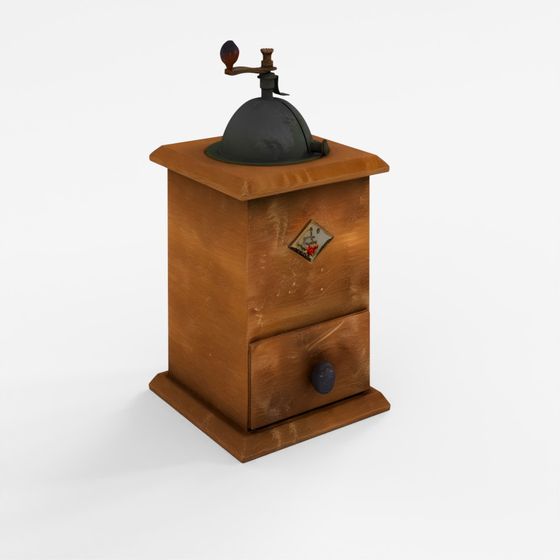 3D French Coffee Grinder