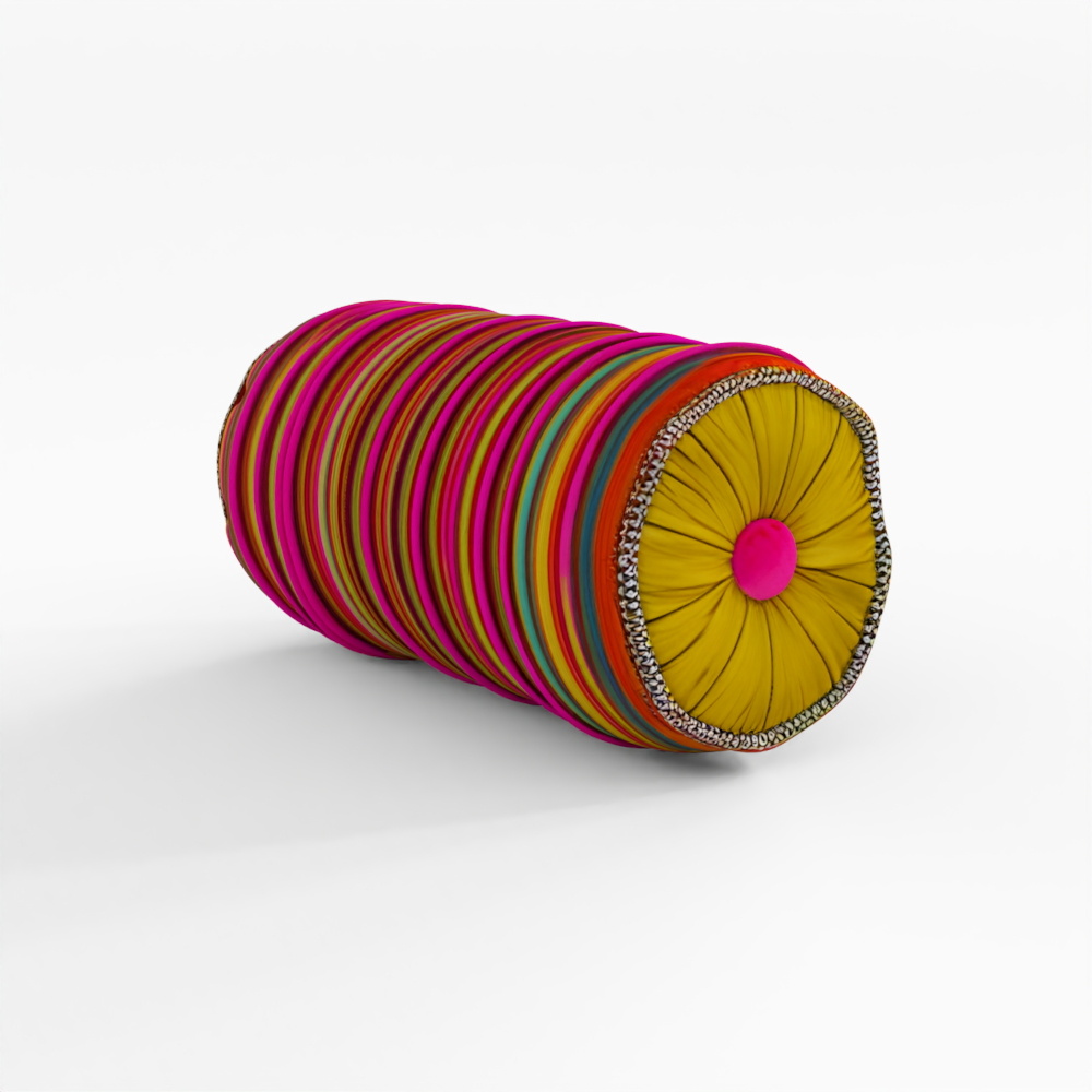 MacKenzie-Childs Paradise Stripe Bolster Pillow