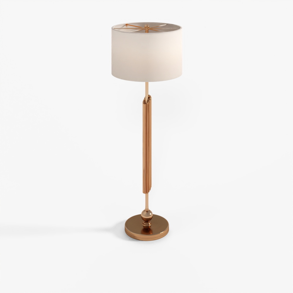 3D model Jamie Young Ravel Floor Lamp Brass