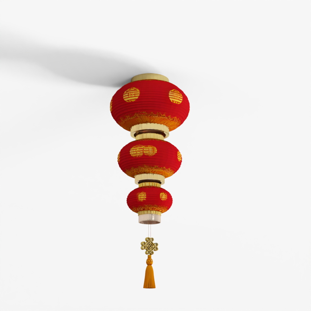 3D Model Paper Lantern v2