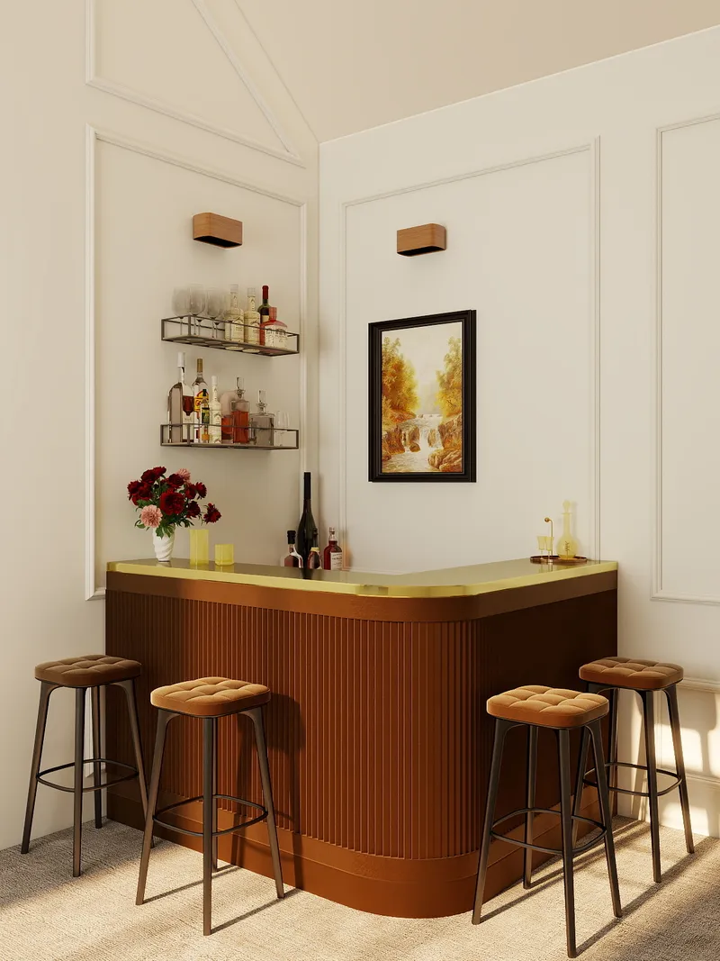 Home Bar | Light Luxury Social Corner