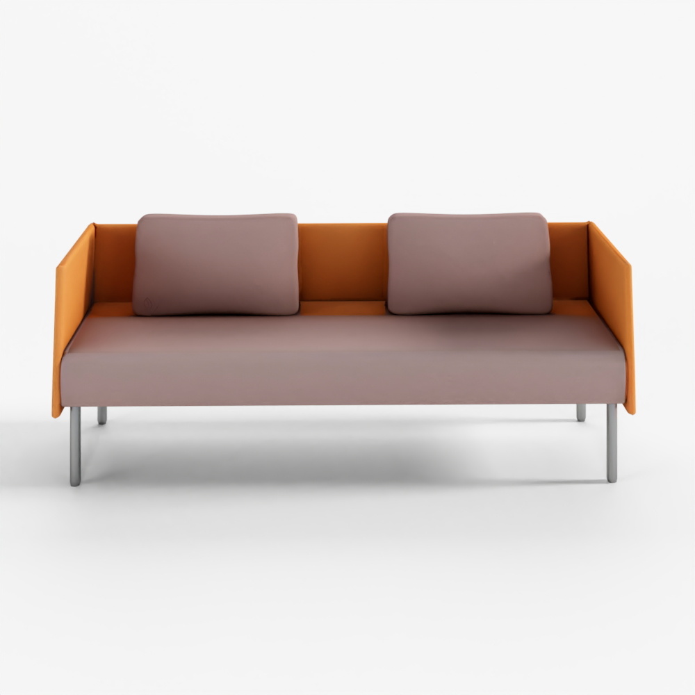 パネルソファ 2人掛 ロータイプ