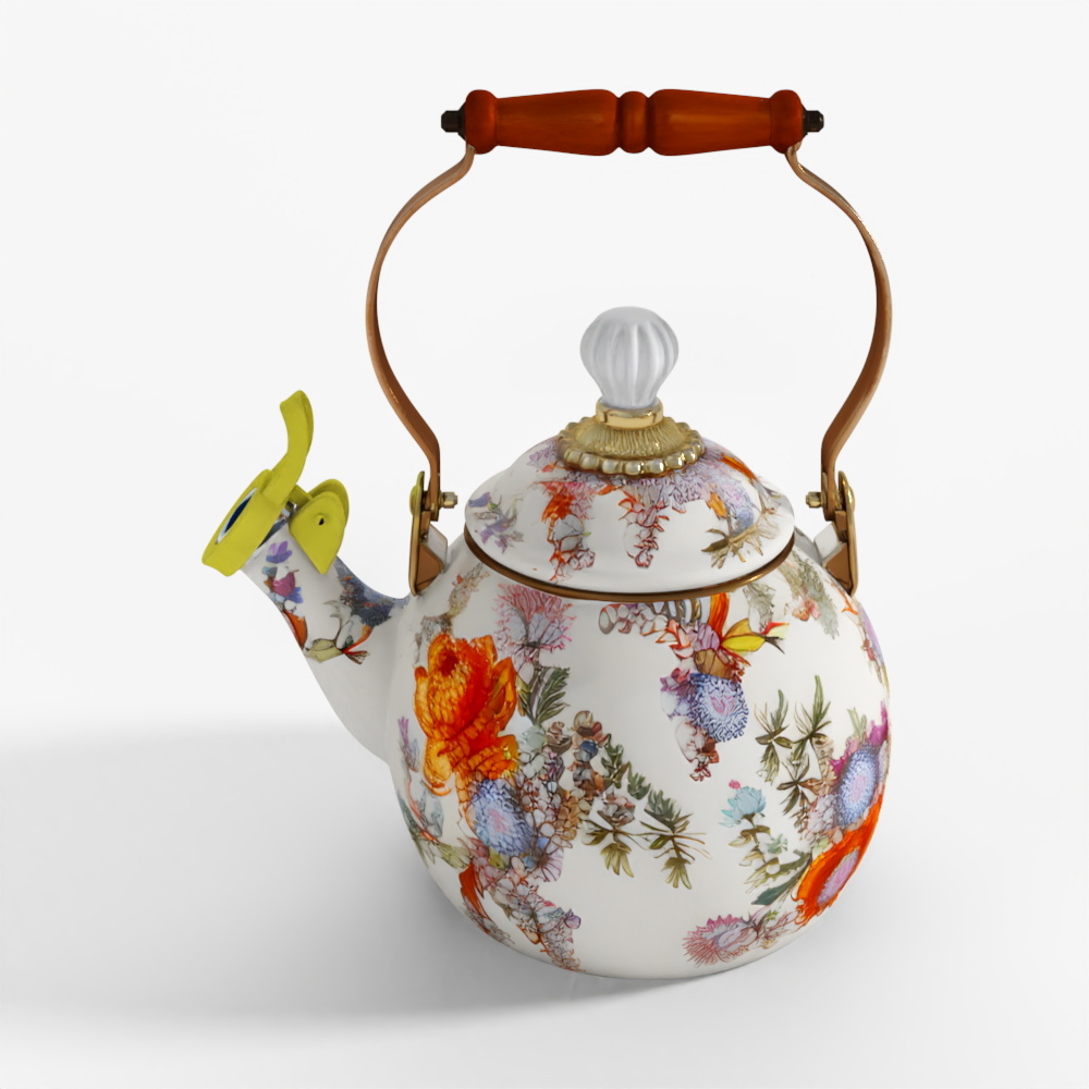 MacKenzie-Childs Fischietto White Flower Market