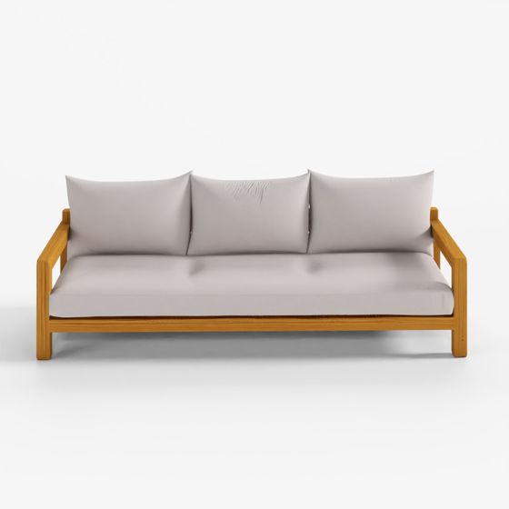 Outdoor Patio 3-Seat Sofa