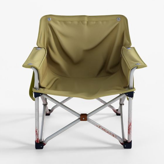 ダメージ加工折りたたみキャンプチェア