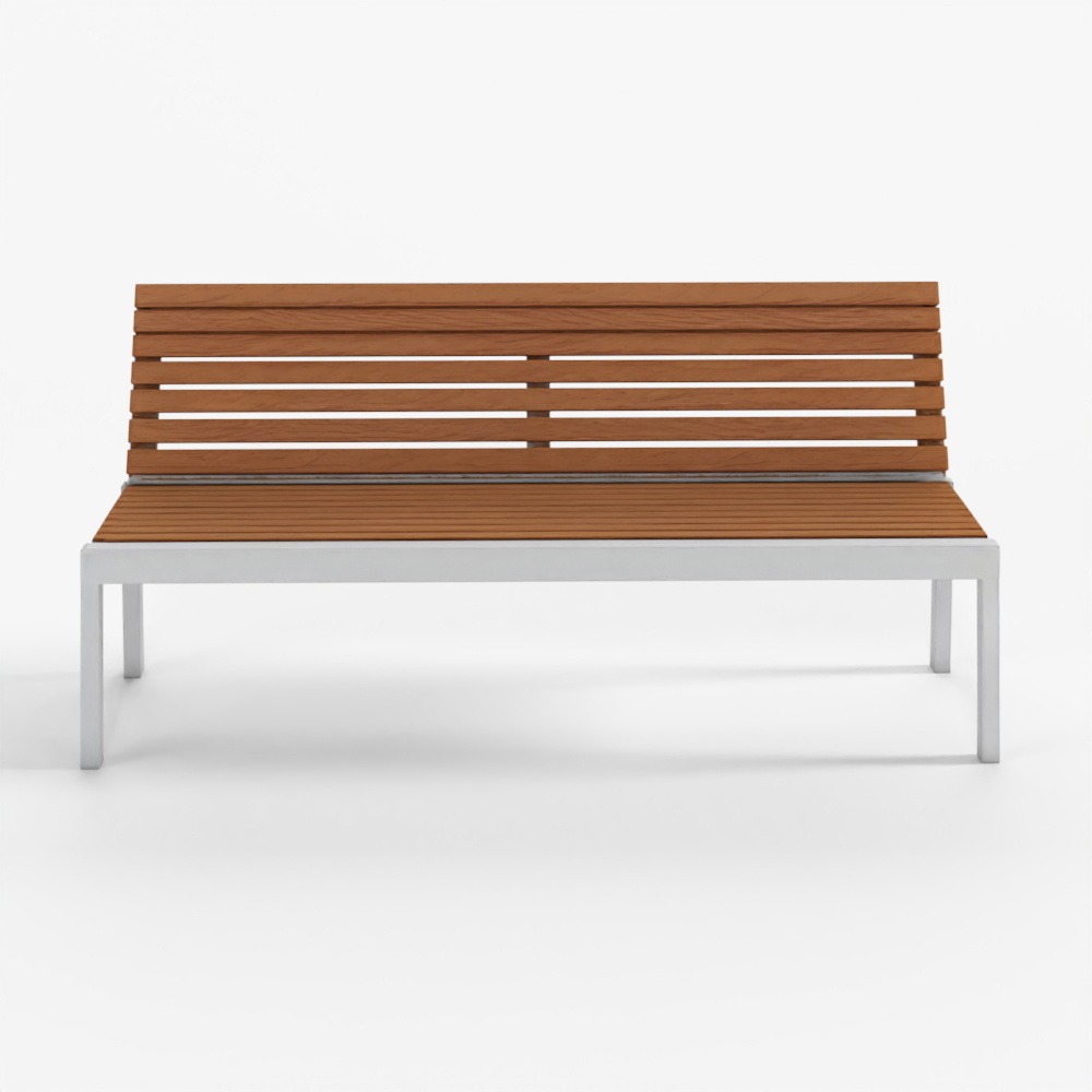 Modern Outdoor Bench V2 Asset
