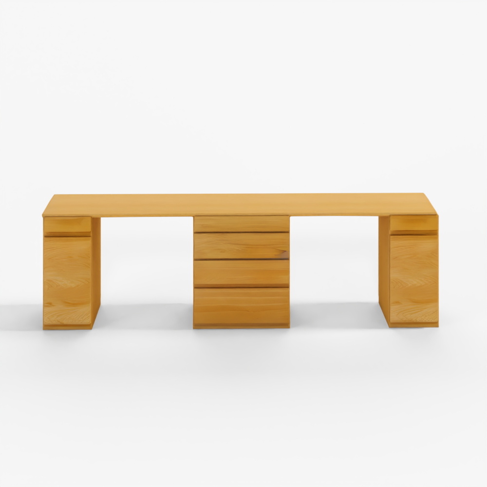 ツインデスク ワイド