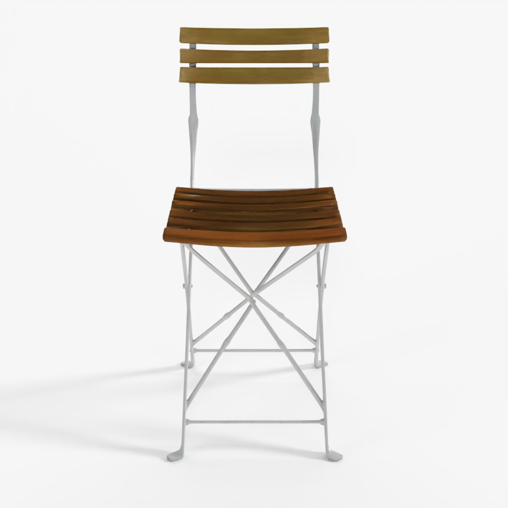 折りたたみチェア 木製座面