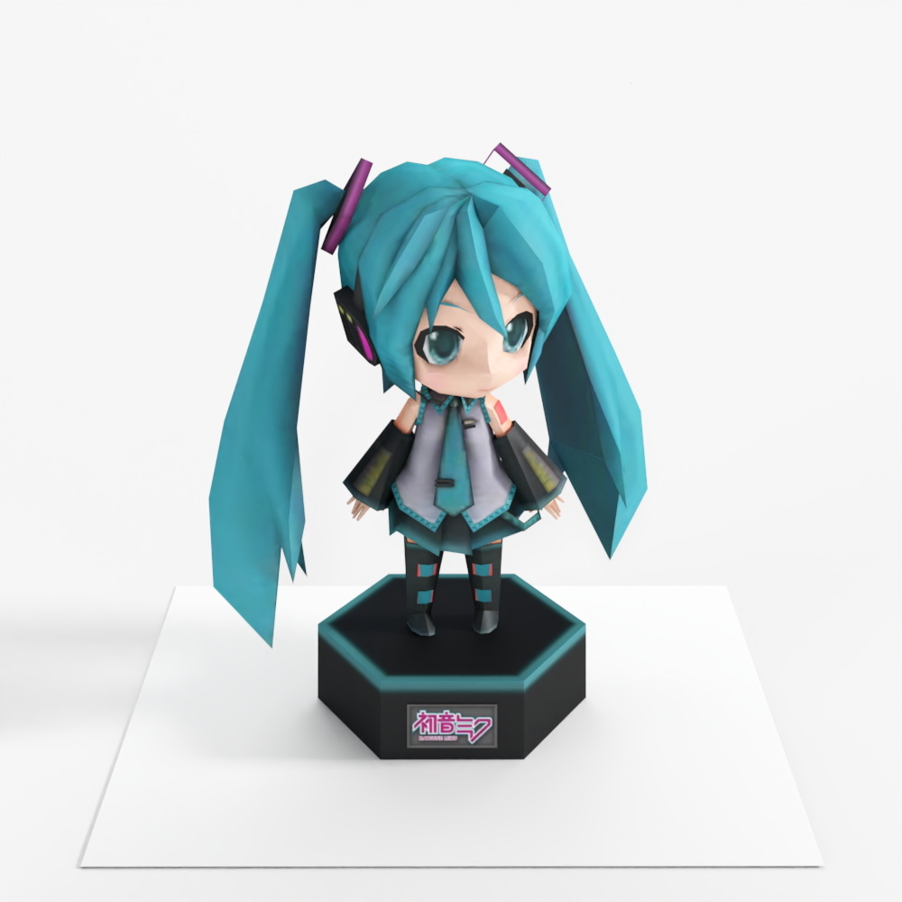 Hatsune Miku Chibi with Stand
