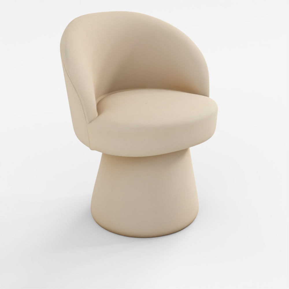 Arhaus Lindsay Swivel Dining Chair