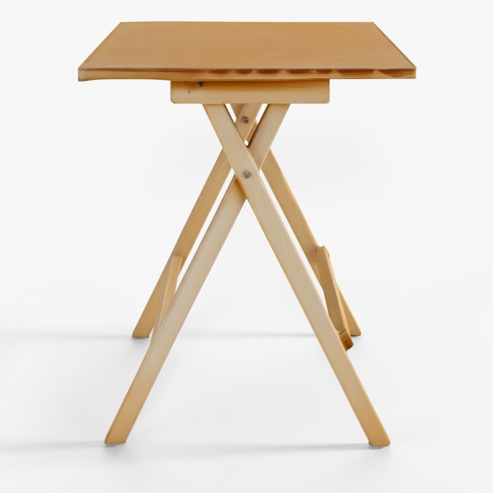 テーブル 折りたたみ 木製 X脚