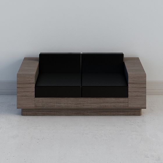 Urban Corner 3D Model Sofa for Modern Spaces