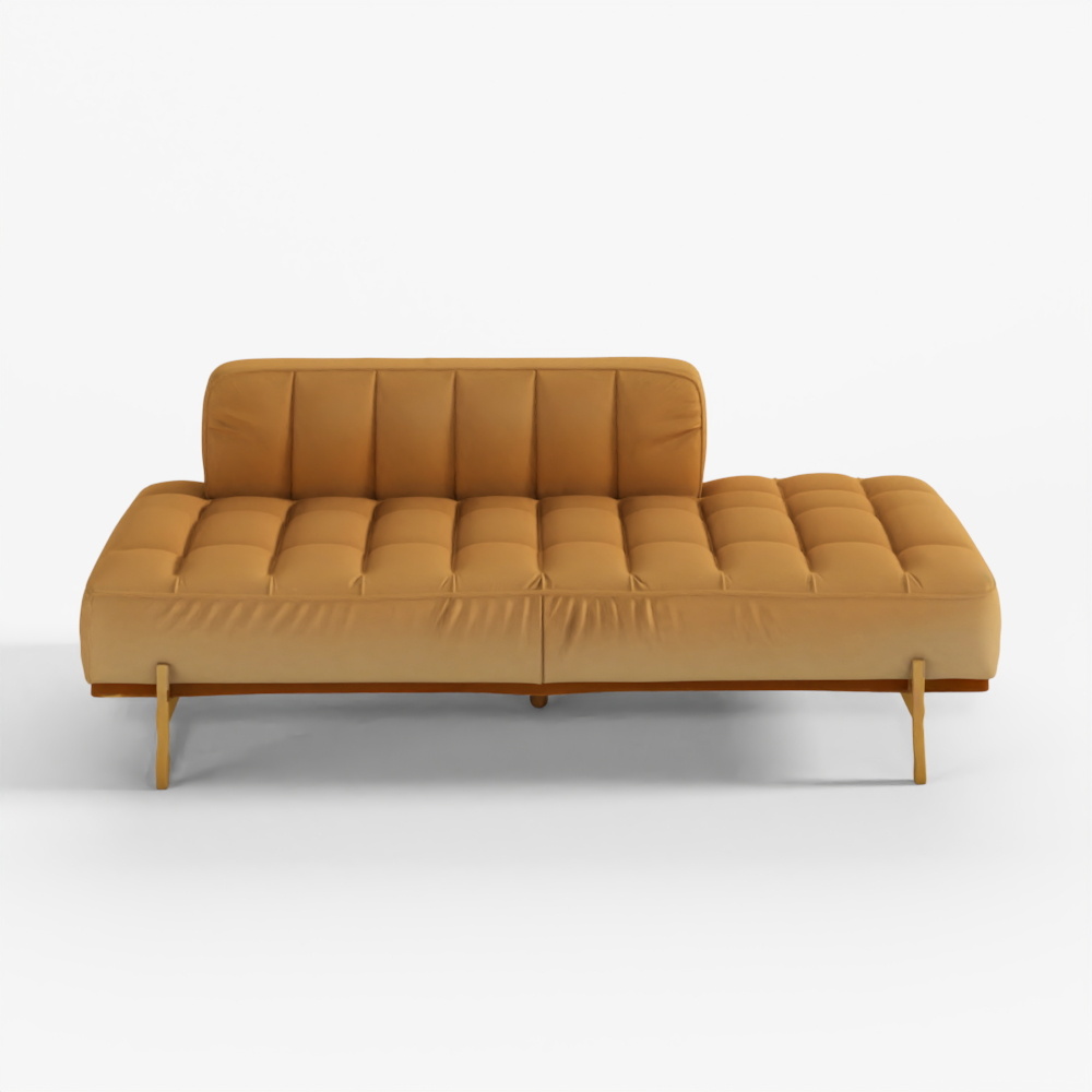 Arhaus 蘭辛真皮日間床