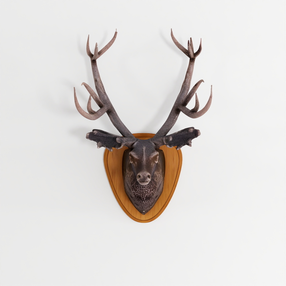 Decor Deer Head With Antlers
