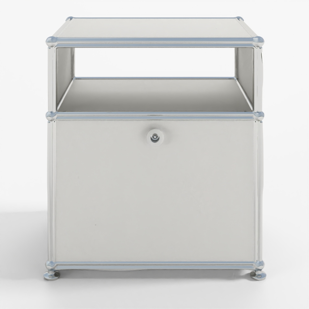 サイドボード 2段 オープンシェルフ