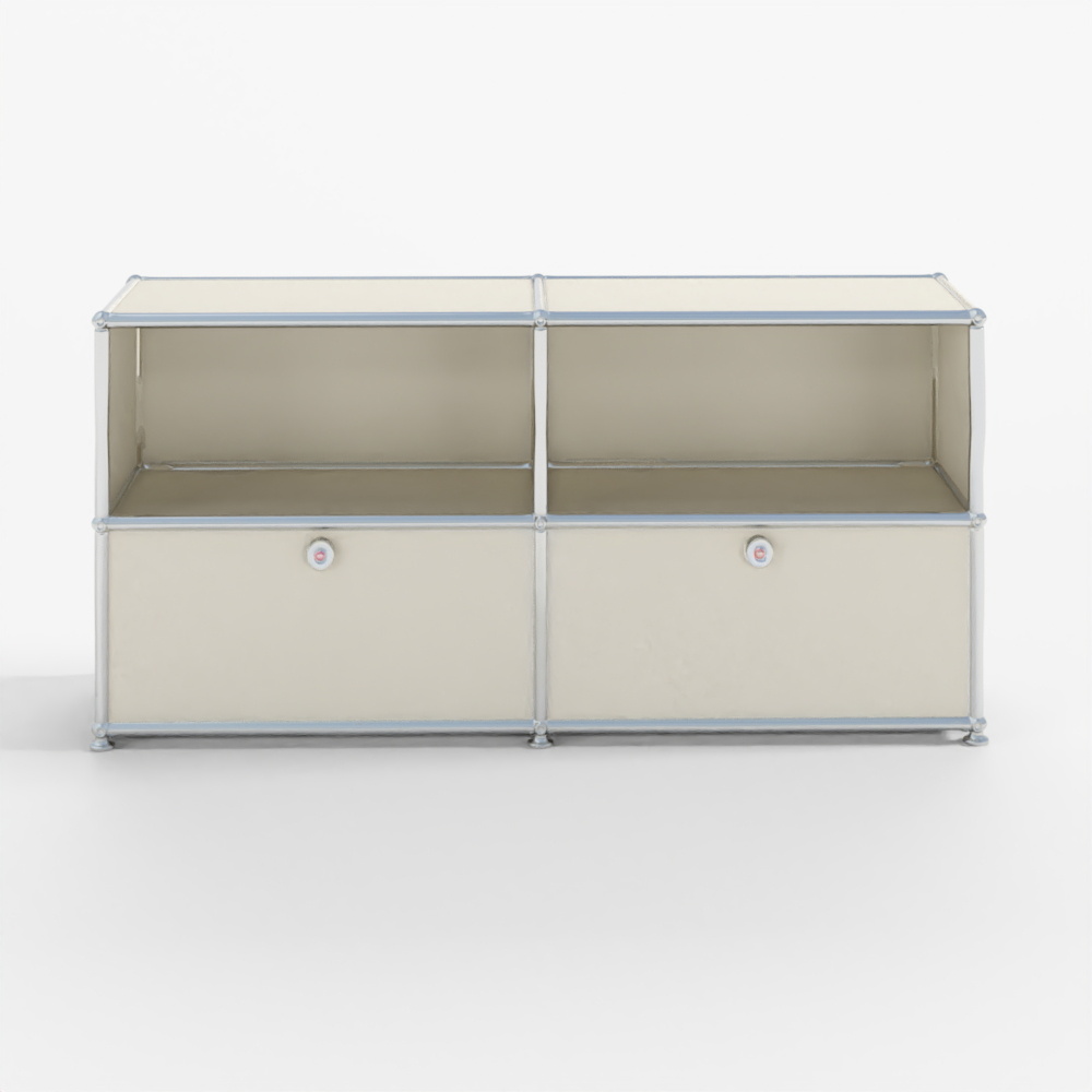 サイドボード 2段1列 ドロップダウン扉