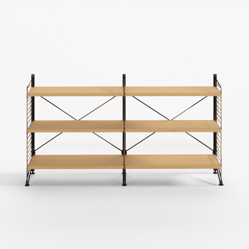 オープンシェルフ 3段2列 フリースタンド