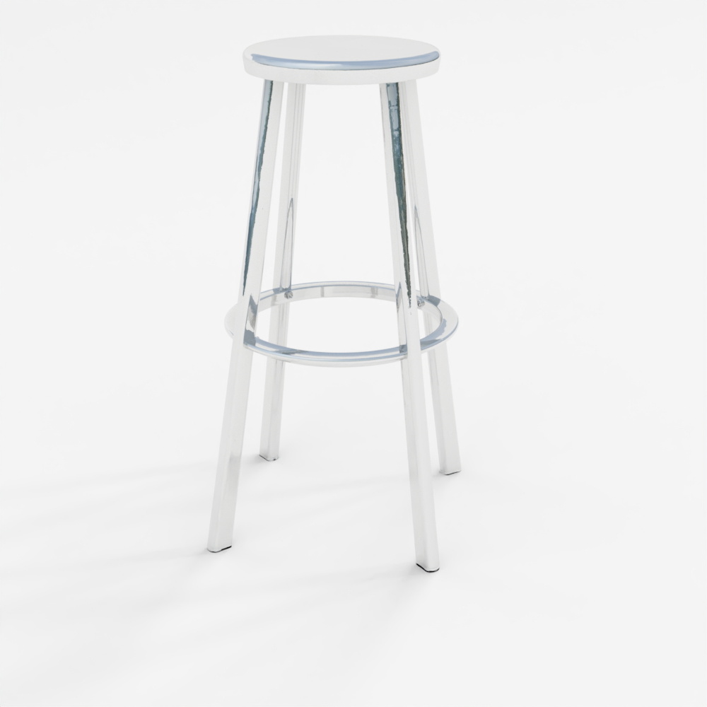 カウンターチェア　ポリッシュ仕上げ