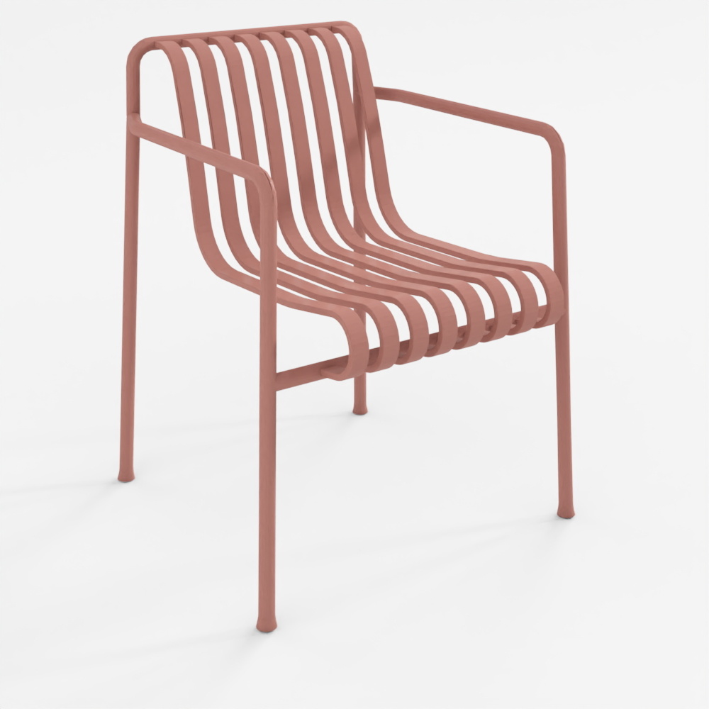 Iron-wrought dining chair