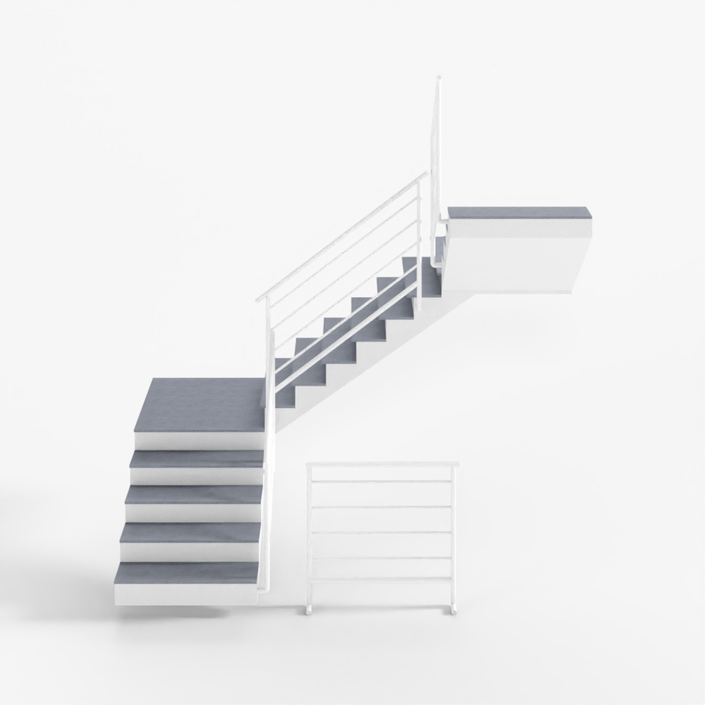 Concrete Staircase + Clubhouse