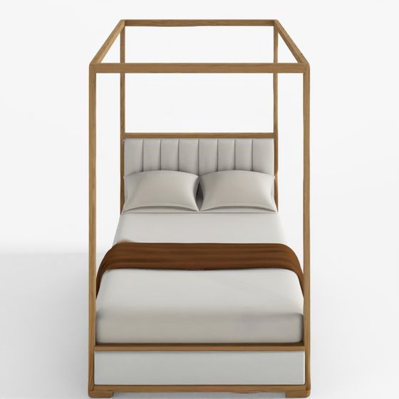 Cama Dosel Darien con Costuras en Canaleta Arhaus