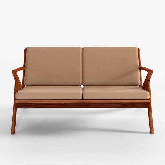 2人掛けソファ アーム付き