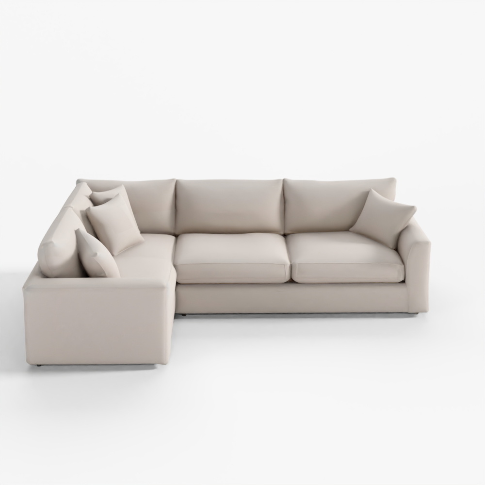 버논 2인용 코너형 소파