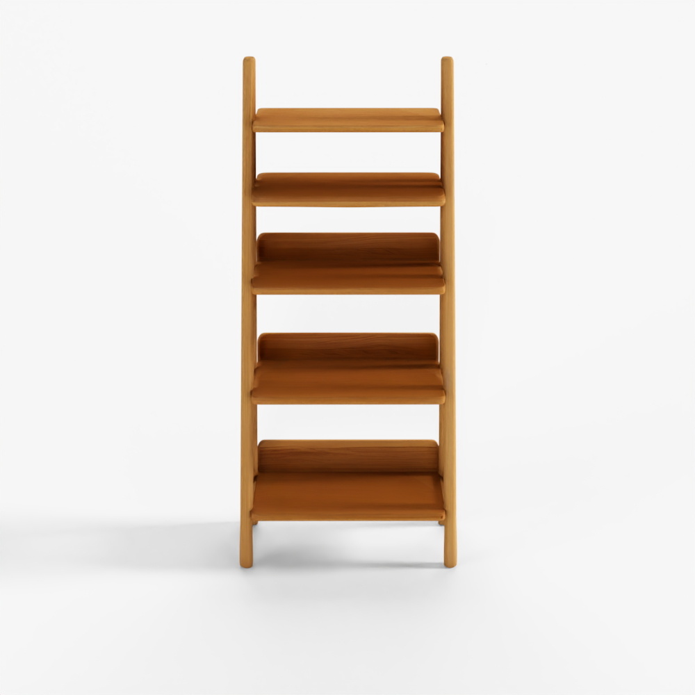 ブックシェルフ 5段 立て掛けタイプ