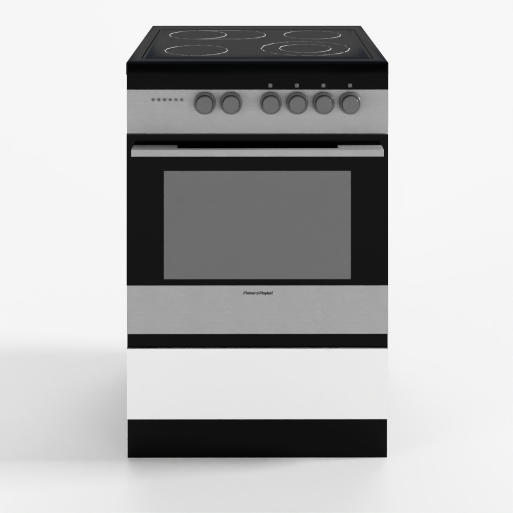 Integrated stove oven