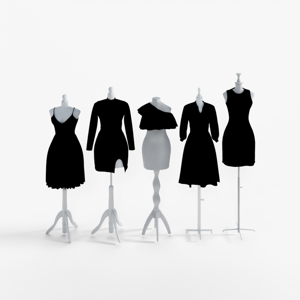 Sewing Mannequin with Clothes